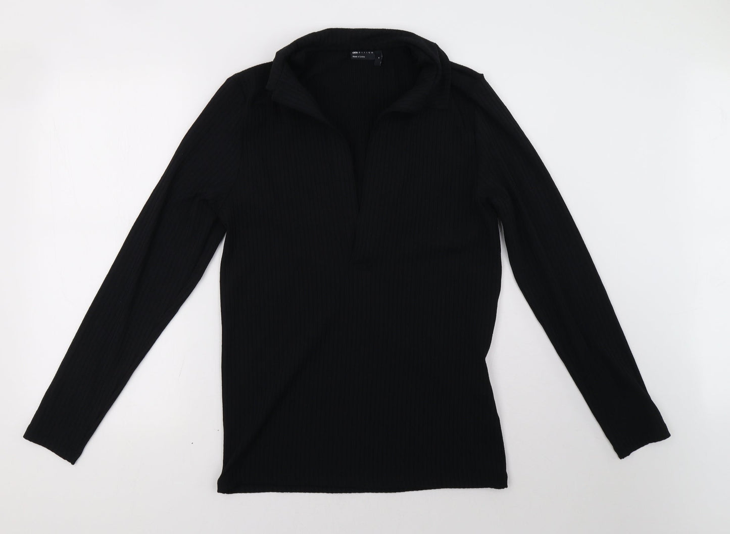 Womens UK Size M ASOS Black Pullover Sweatshirt