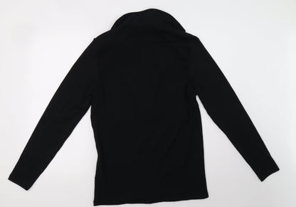 Womens UK Size M ASOS Black Pullover Sweatshirt