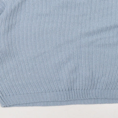 Womens UK Size L Boohoo Blue Pullover Sweatshirt