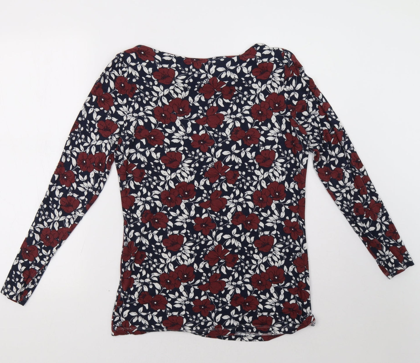 Sainsburys Womens Blue Floral  Pullover Sweatshirt Size 12