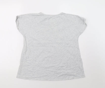 Back view of John Lewis women’s grey pyjama top, size M
