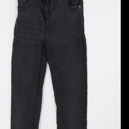 Sainsburys Girls Black  Denim Skinny Jeans Size 10 Years