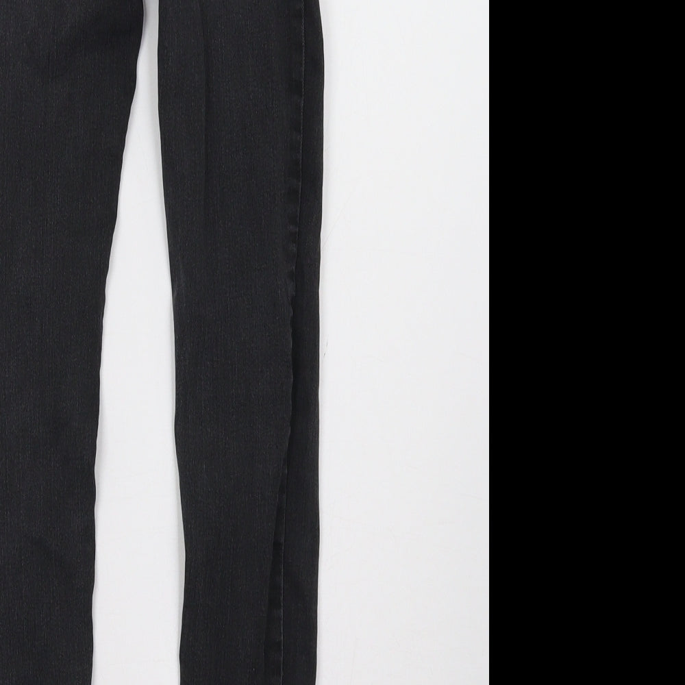 Sainsburys Girls Black  Denim Skinny Jeans Size 10 Years