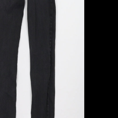 Sainsburys Girls Black  Denim Skinny Jeans Size 10 Years