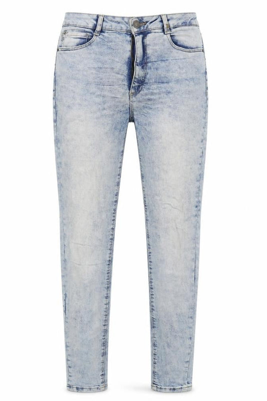 Womens UK Size 8 Bershka Regular Fit Skinny Blue Jeans