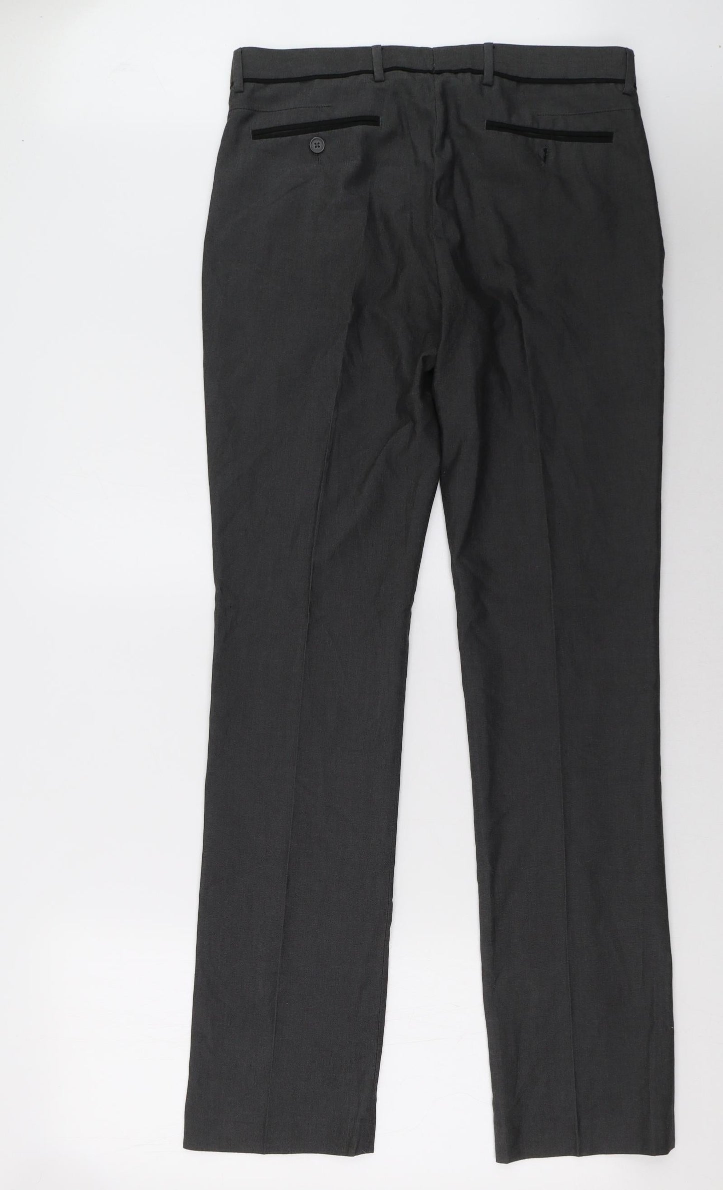 Mens UK Size 32 Butler And webb Regular Fit  Grey Trousers