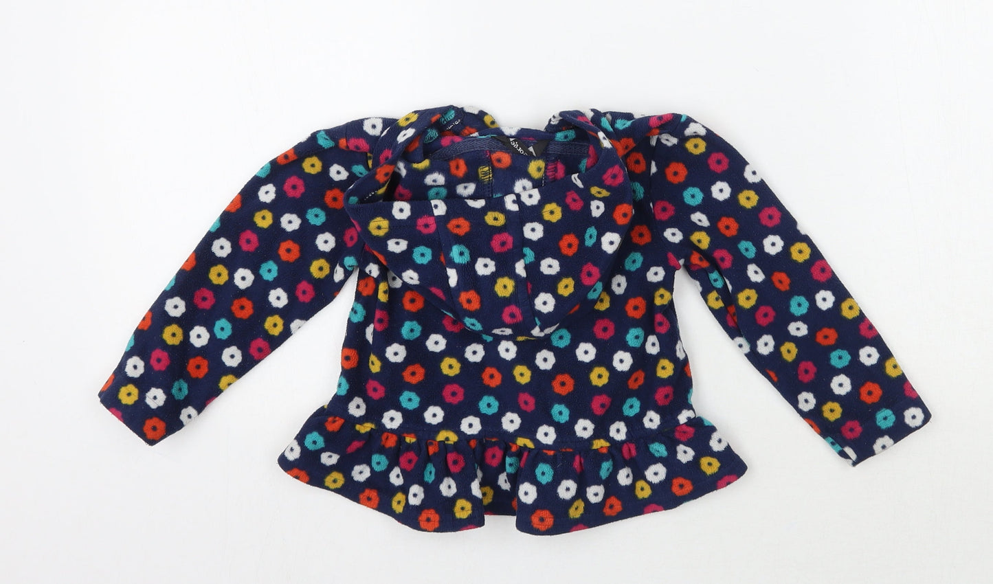 George Girls Blue Floral  Jacket  Size 2 Years
