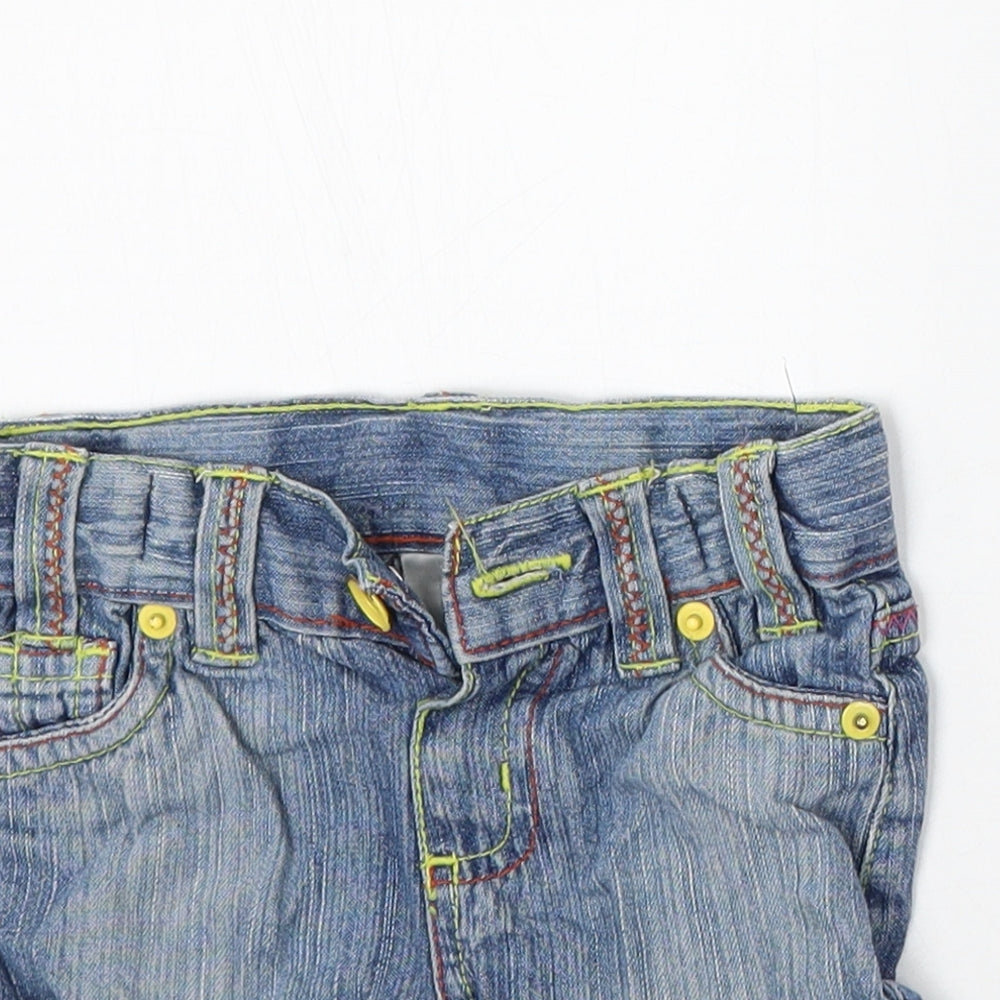Preworn Baby Blue   Cropped Trousers Size 9-12 Months