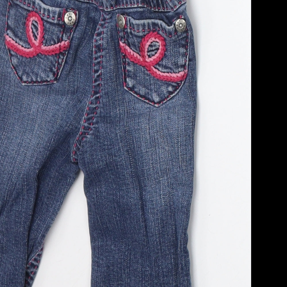 NEXT Girls Blue   Capri Jeans Size 6-9 Months