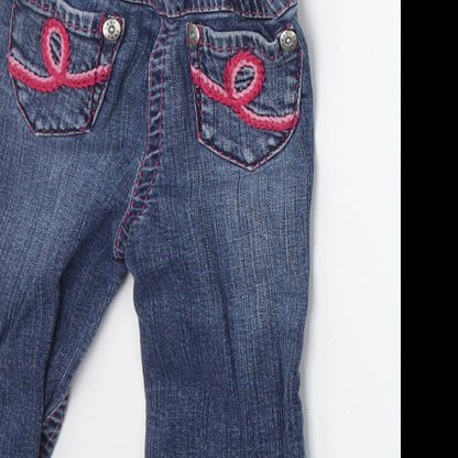 NEXT Girls Blue   Capri Jeans Size 6-9 Months