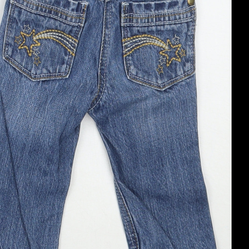 NEXT Girls Blue   Capri Jeans Size 6-9 Months