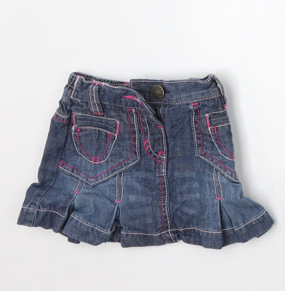 NEXT Girls Blue   A-Line Skirt Size 6-9 Months
