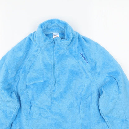 Womens UK Size XS Quechua Blue Pullover Jumper
