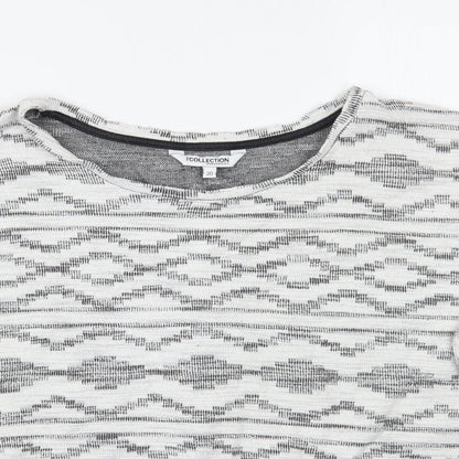 Womens UK Size 20 Debenhams White Pullover Jumper