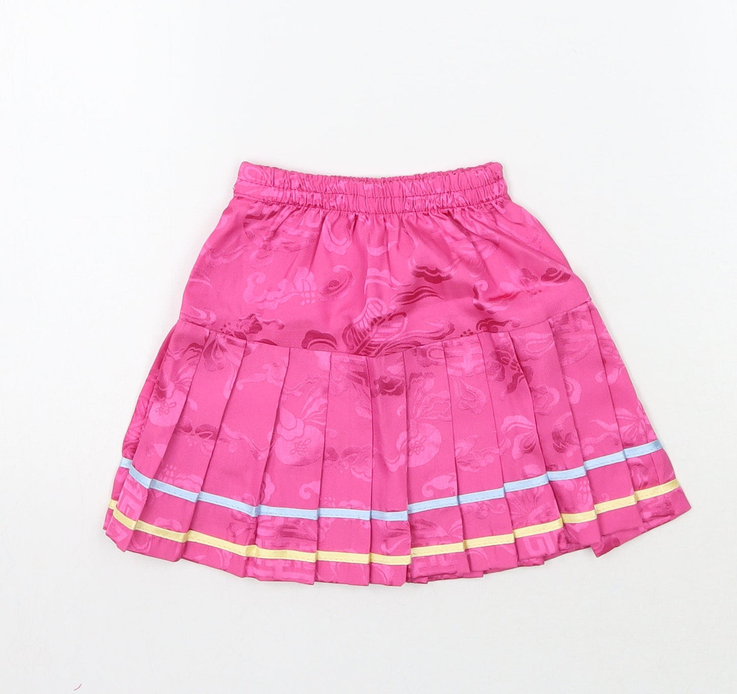 Gole gee Girls Pink Geometric  A-Line Skirt Size 4 Years