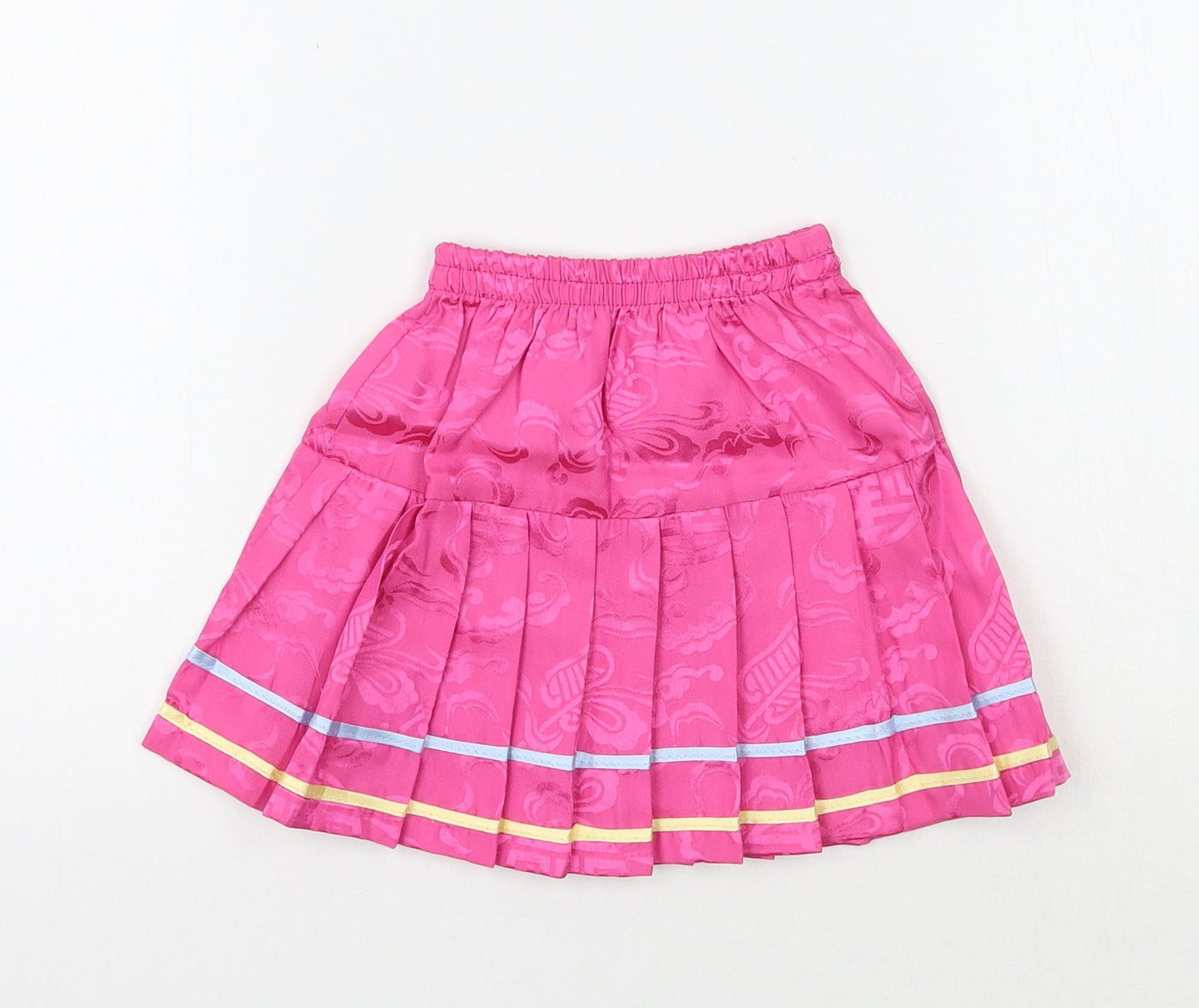 Gole gee Girls Pink Geometric  A-Line Skirt Size 4 Years