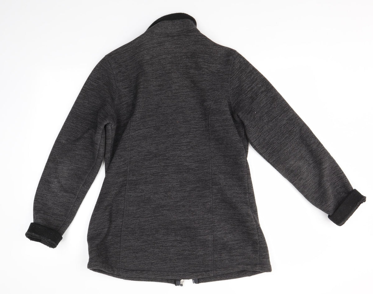 Back view of 32 Degrees women’s grey full zip jumper, size S