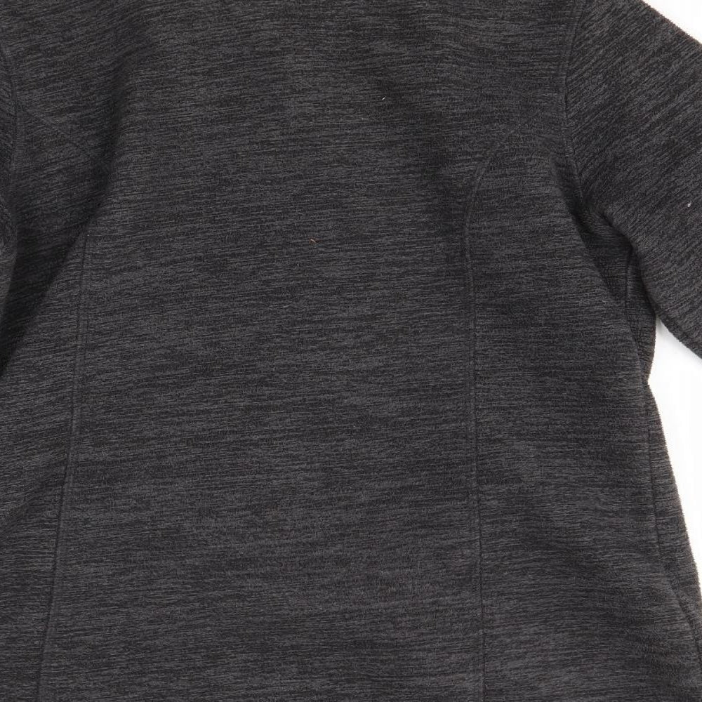 Brand and care label for 32 Degrees women’s grey full zip jumper, size S