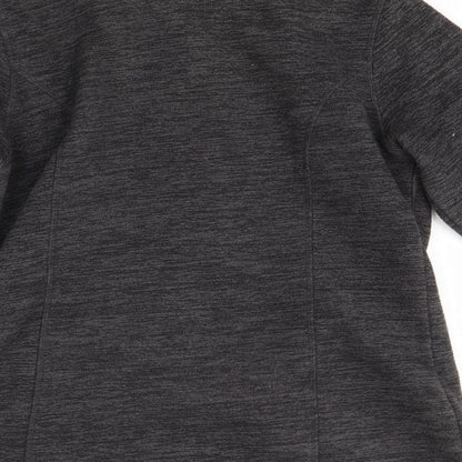 Brand and care label for 32 Degrees women’s grey full zip jumper, size S