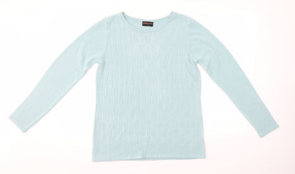 Womens UK Size L Anna Rose Blue Pullover Jumper