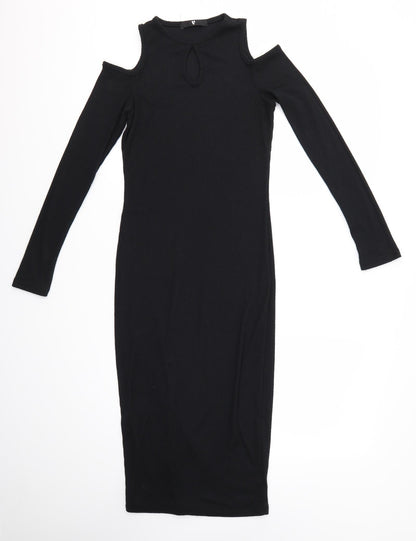Very Womens Black   Bodycon  Size 10