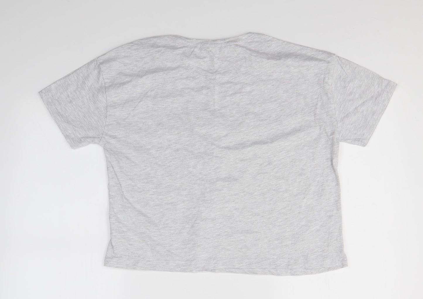 New Look Womens Grey Solid  Top Pyjama Top Size M