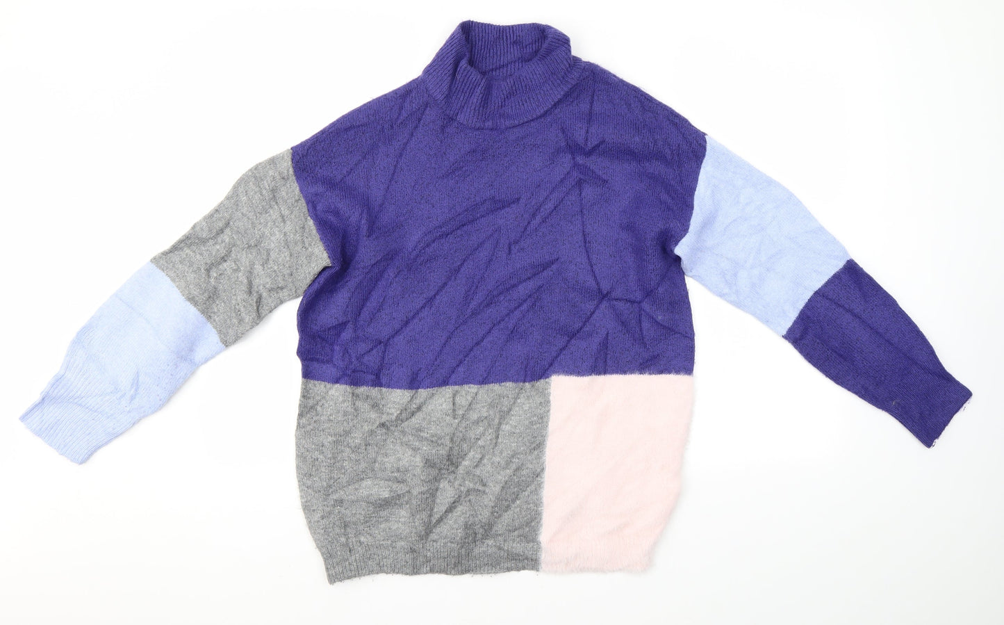 Womens UK Size S M&S Blue Pullover Jumper