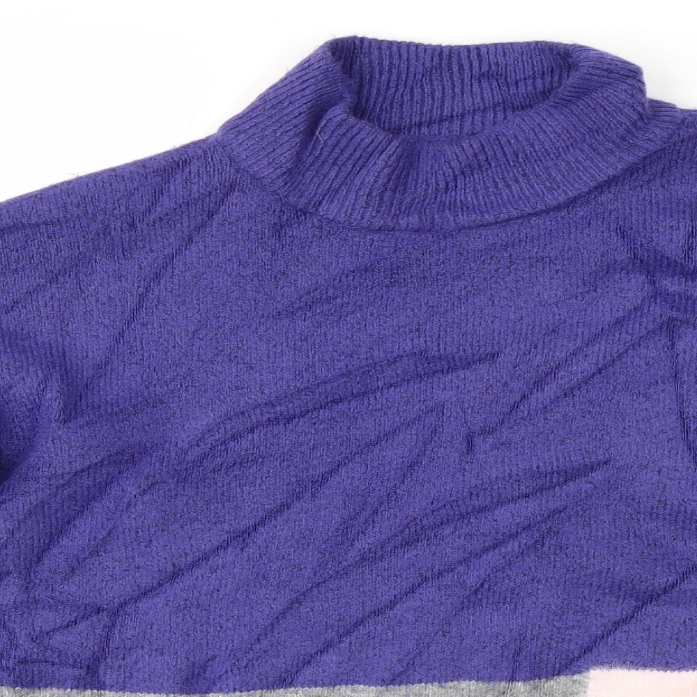 Womens UK Size S M&S Blue Pullover Jumper