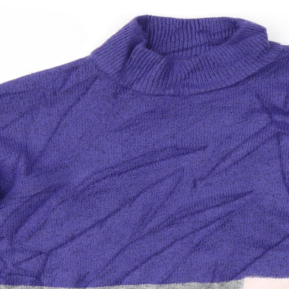 Womens UK Size S M&S Blue Pullover Jumper