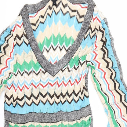 Aftershock Womens Multicoloured   Basic Blouse Size L
