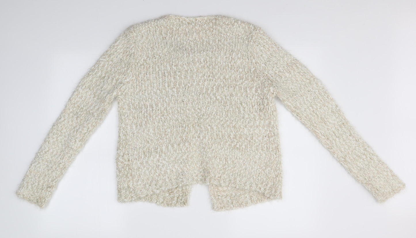 Day & Night Womens Ivory   Cardigan Jumper Size S