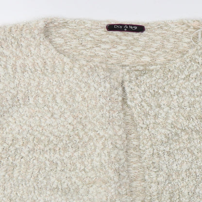 Day & Night Womens Ivory   Cardigan Jumper Size S