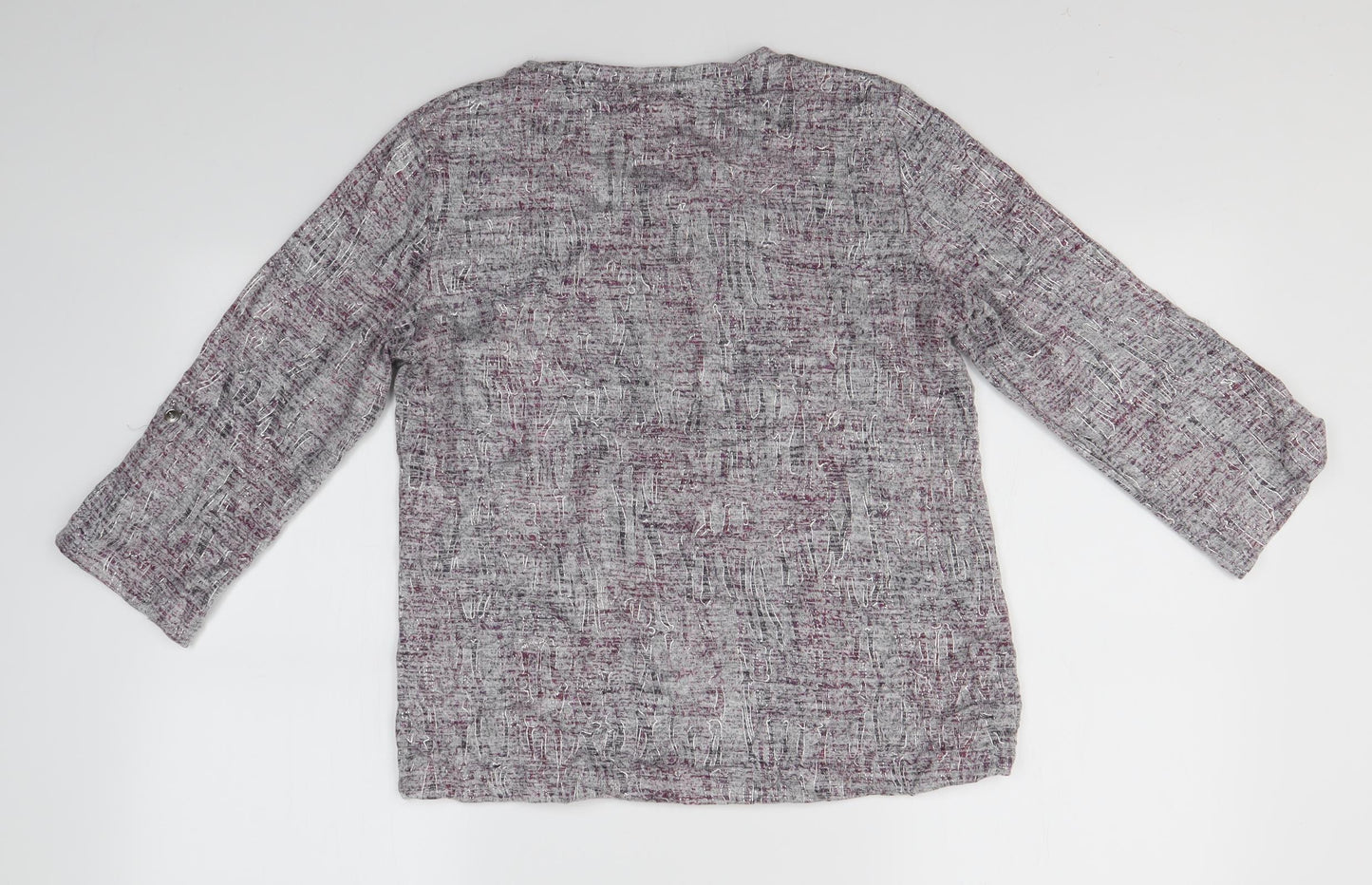 Womens UK Size M Anna Rose Purple Pullover Jumper