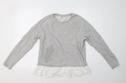 JDY Womens Grey   Pullover Sweatshirt Size S