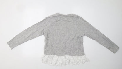 JDY Womens Grey   Pullover Sweatshirt Size S