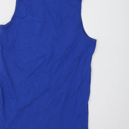 Primark Girls Blue   Basic Tank Size 12-13 Years  - New York