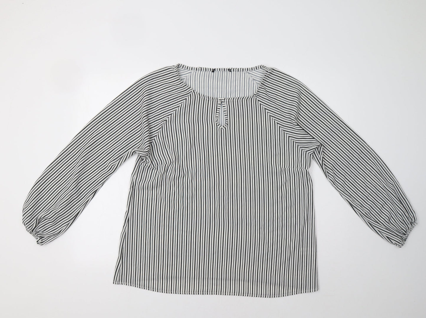 Womens UK Size M Select White Basic Blouse