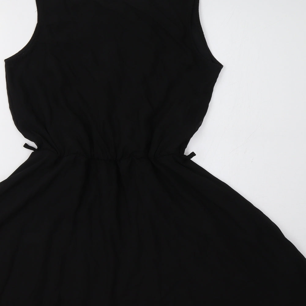 Red Chilli Womens Black   Fit & Flare  Size 10