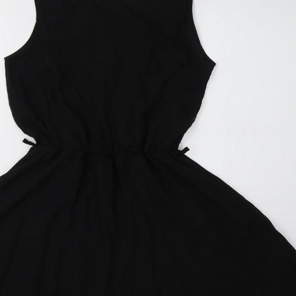 Red Chilli Womens Black   Fit & Flare  Size 10