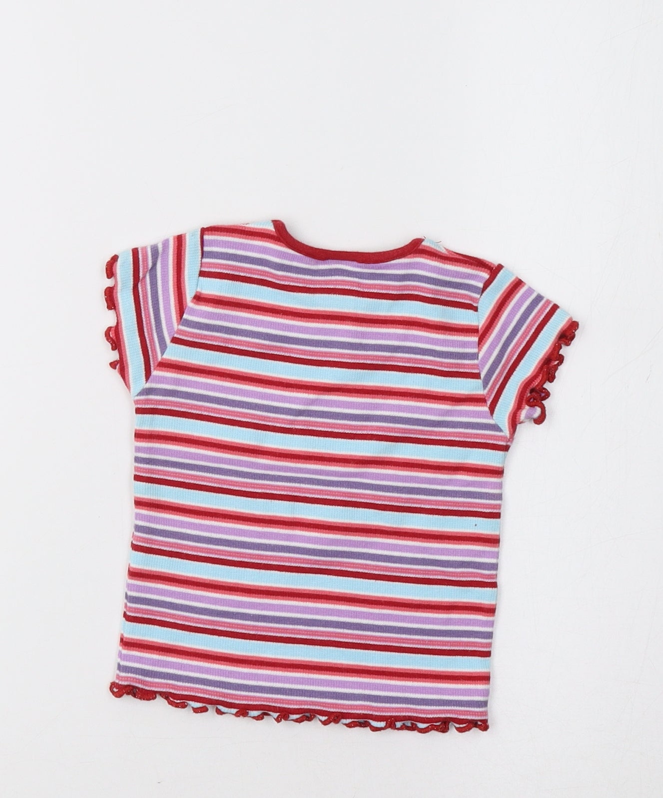NEXT Baby Multicoloured Striped  Basic T-Shirt Size 6-9 Months