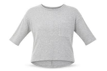Womens UK Size S Primark Grey Basic T-Shirt