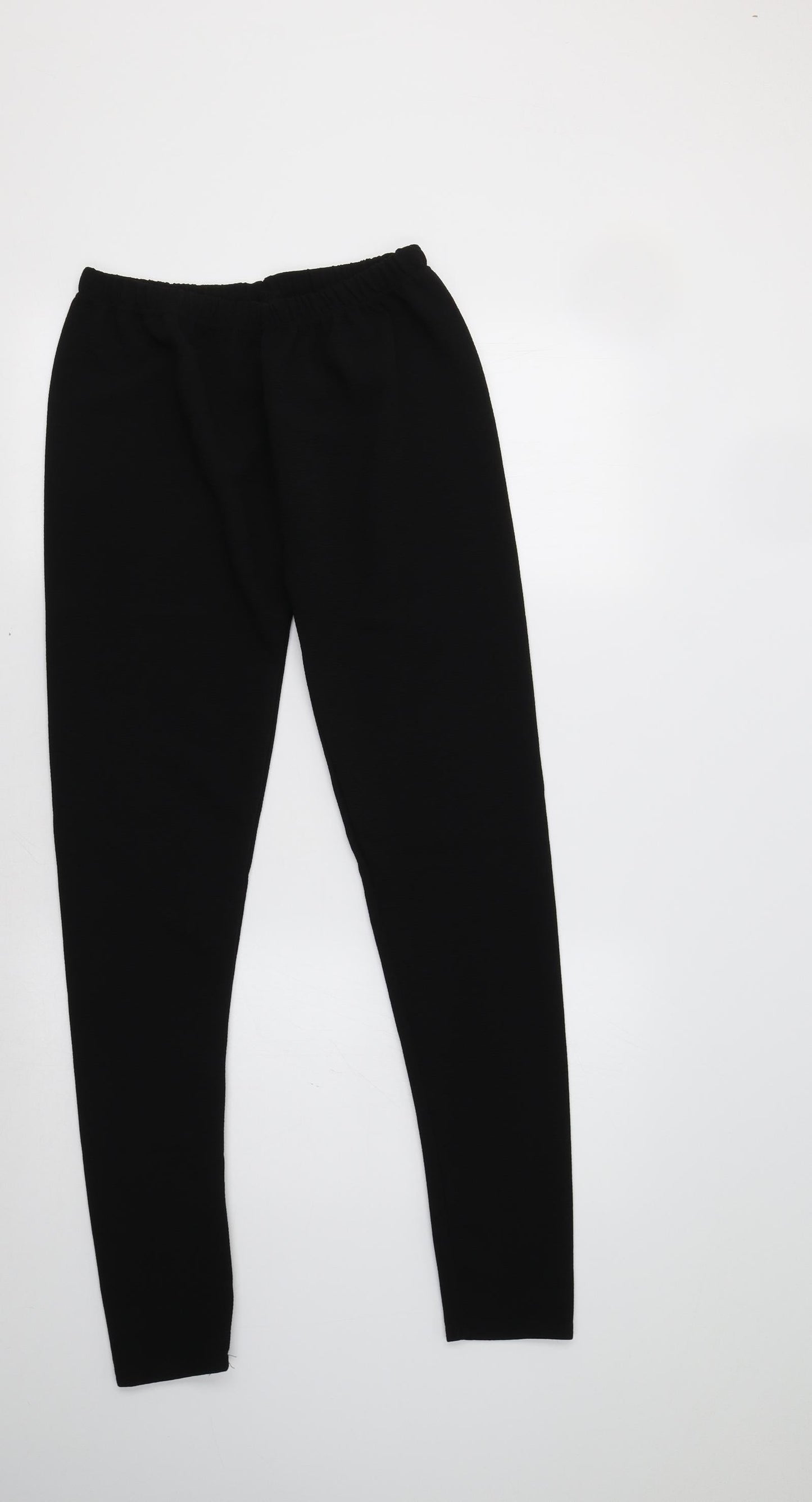 Womens UK Size S Preworn Regular Fit  Black Trousers