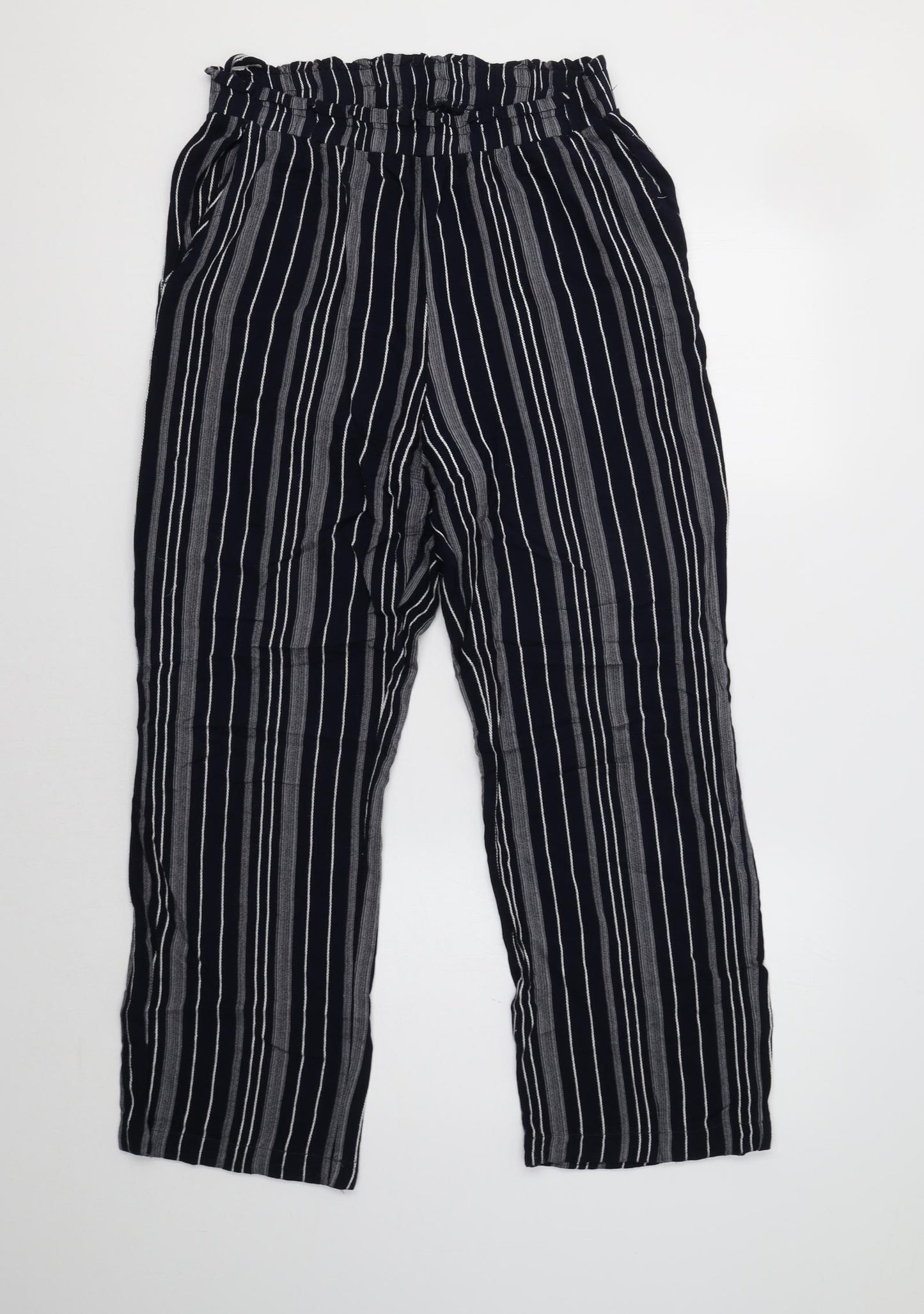 Womens UK Size 10 BHS Regular Fit  Blue Trousers