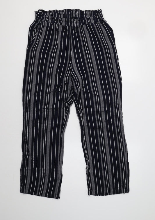 Womens UK Size 10 BHS Regular Fit  Blue Trousers