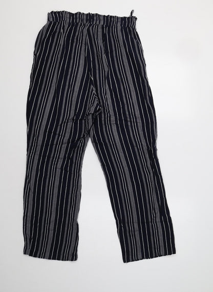 Womens UK Size 10 BHS Regular Fit  Blue Trousers
