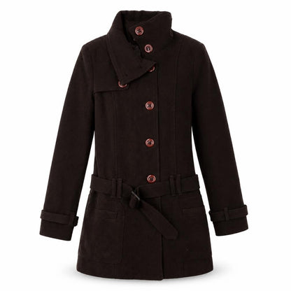 Womens UK Size 8 Yazz Brown Parka Coat