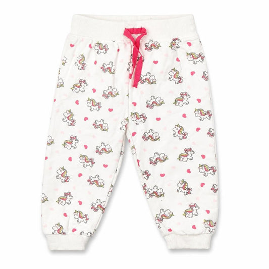 Ergee Baby White Geometric   Pyjama Pants Size 12-18 Months  - Unicorn Print
