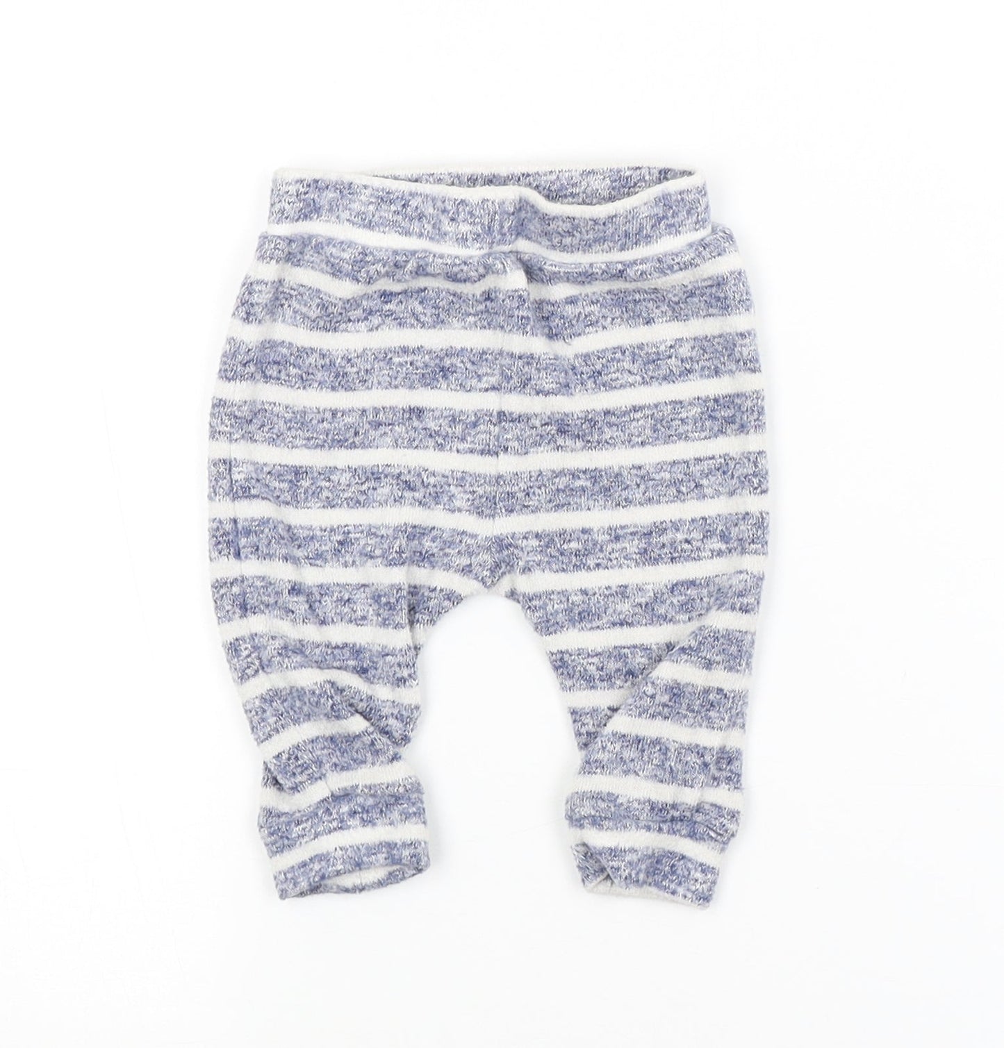 George Baby Blue Striped  Sweatpants Trousers Size 3-6 Months