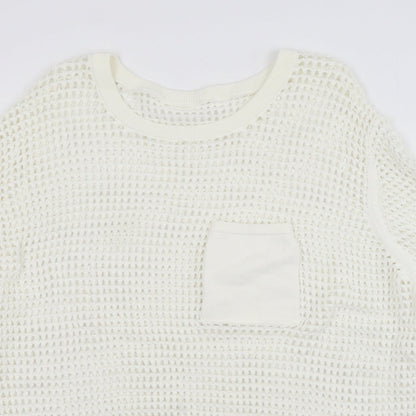 Womens UK Size XL NEXT White Pullover Jumper