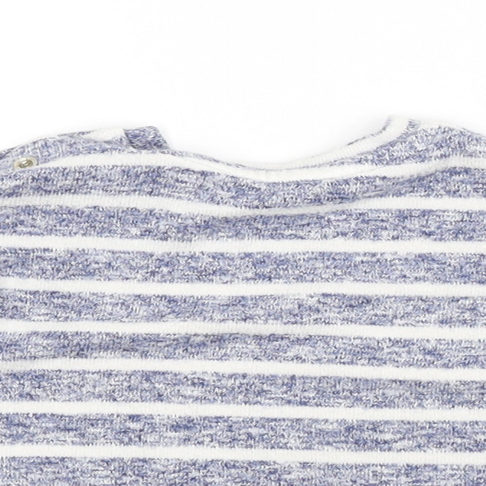 George Baby Blue Spotted  Pullover Jumper Size 3-6 Months